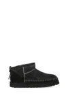Ugg Classic Ultra Mini Biarritz Ankle Boots In Black