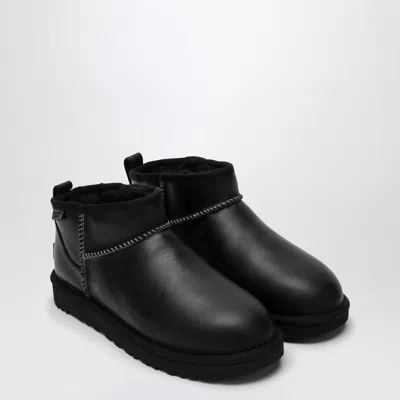 UGG CLASSIC ULTRA MINI BLACK BOOT