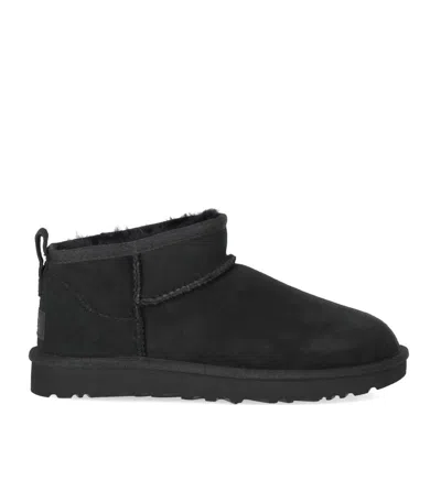 UGG UGG CLASSIC ULTRA MINI BLACK BOOT