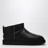 Ugg Classic Ultra Mini Black Boot In Black