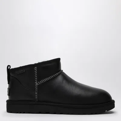 UGG UGG CLASSIC ULTRA MINI BLACK BOOT