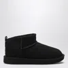 Ugg Classic Ultra Mini Sheepskin Ankle Boots 7-10 Yea In Black