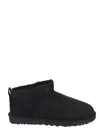 Ugg Ankle-height Sheepskin Boots With Plush Insole In Black