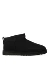 Ugg 10mm Classic Ultra Mini Shearling Boots In Black