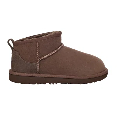 Pre-owned Ugg Classic Ultra Mini Boot Kids 'burnt Cedar' | Brown | Kid's Size 5