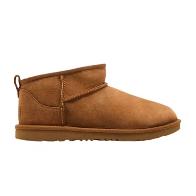 Pre-owned Ugg Classic Ultra Mini Boot Kids 'chestnut' | Brown | Kid's Size 1