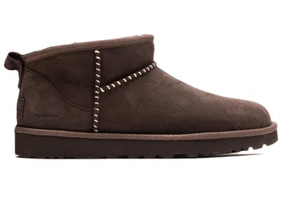 Pre-owned Ugg Classic Ultra Mini Boot Madhappy (women's) Sneakers In Chocolate