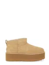 Ugg Classic Ultra Mini 1135092-san Platform Boots Women Sand Suede Comfort Ankle