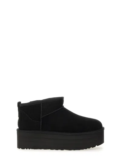 Ugg Classic Ultra Mini Boot With Platform In Black