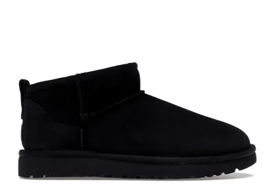 Pre-owned Ugg Classic Ultra Mini Boot (women's) Sneakers In Black