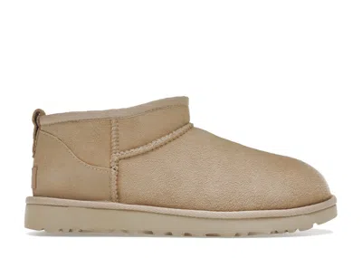 Pre-owned Ugg Classic Ultra Mini Boot (women's) Sneakers In Brown Driftwood