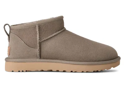 Pre-owned Ugg Classic Ultra Mini Boot (women's) Sneakers In Cobble Grey