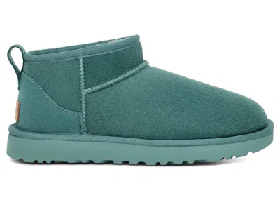 Pre-owned Ugg Classic Ultra Mini Boot (women's) Sneakers In Deep Ice In Blue