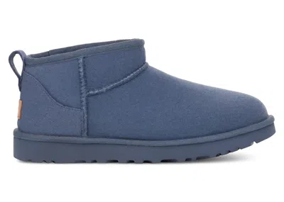 Pre-owned Ugg Classic Ultra Mini Boot (women's) Sneakers In Desert Blue