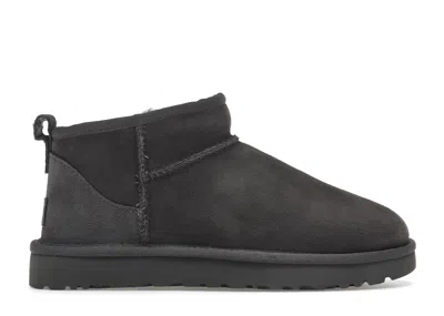 Pre-owned Ugg Classic Ultra Mini Boot (women's) Sneakers In Grey