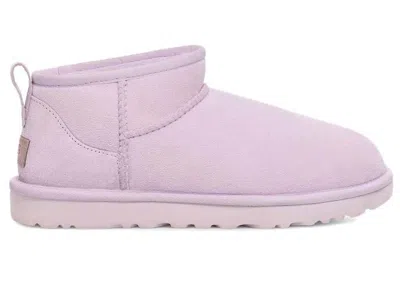 Pre-owned Ugg Classic Ultra Mini Boot (women's) Sneakers In Lavender Fog