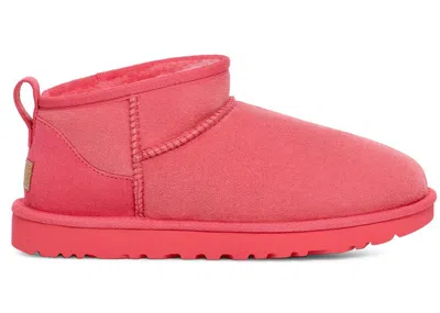 Pre-owned Ugg Classic Ultra Mini Boot (women's) Sneakers In Pink Glow