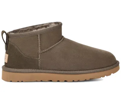 Pre-owned Ugg Classic Ultra Mini Boot (women's) Sneakers In Slate