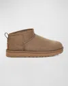 Ugg Brown 'ultra Mini' Boots In Antilope