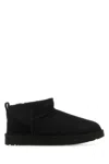 Ugg Classic Ultra Mini Suede Boots For Woman In Black