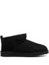Ugg Classic Ultra Mini Black Slip On In Black
