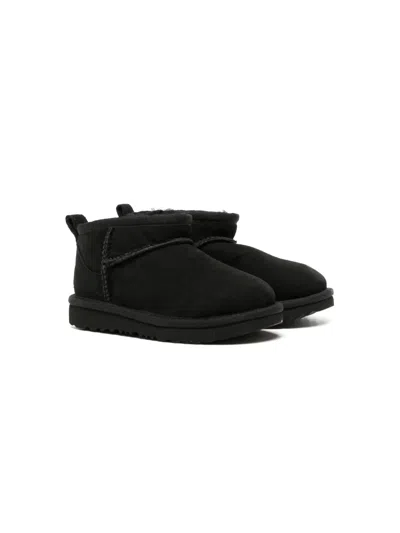 Ugg Kids' Classic Ultra Mini Boots In Black