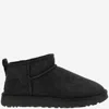 Ugg Classic Ultra Mini Ankle Boots In Black