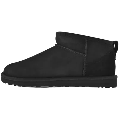 UGG UGG CLASSIC ULTRA MINI BOOTS BLACK