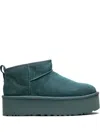 Ugg Classic Ultra Mini Boots In Blue