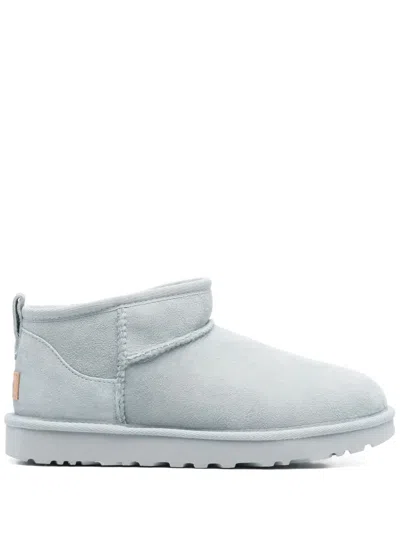 Ugg Bottines Classic Ultra Mini In Light Blue