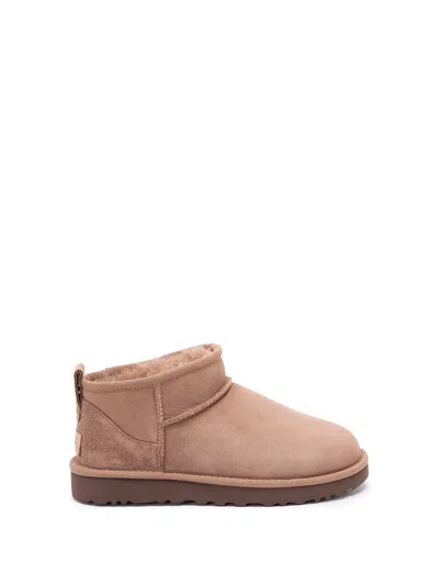 Ugg `classic Ultra Mini` Boots In Brown
