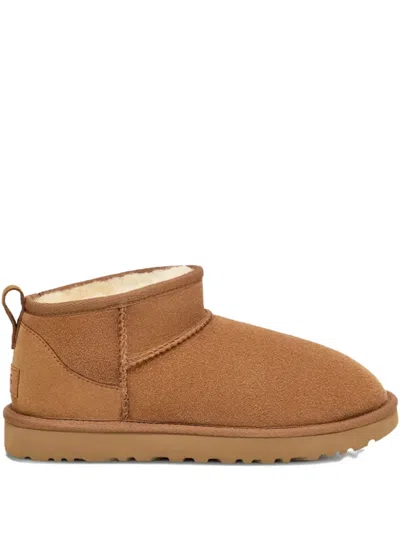 Ugg Classic Ultra Mini Boots In Brown