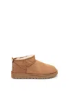 Ugg Classic Ultra Mini Chestnut Ankle Boot In Brown