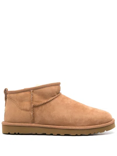 Ugg Classic Ultra Mini Boots In Brown