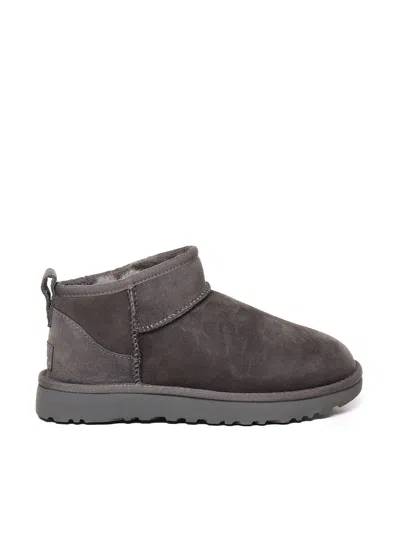 Ugg Classic Ultra Mini Boots In Gray