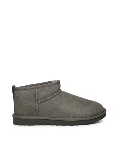 Ugg Classic Ultra Mini Boots In Gray