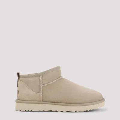 Ugg Classic Ultra Mini Boots In Gray
