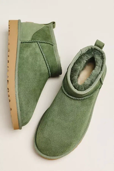 Ugg Classic Ultra Mini Boots In Green