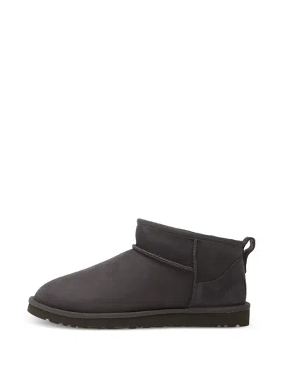 Ugg Black Classic Ultra Mini Suede Boots