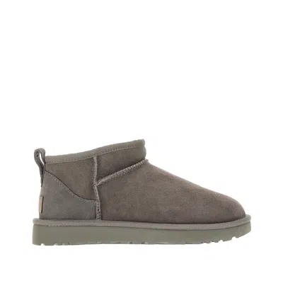 Ugg Classic Ultra Mini Boots In Grey