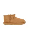 Ugg Kids Classic Ultra Mini Twinface Sheepskin Booties In Brown