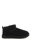 Ugg Round-headed Flat-bottomed Short Boots In Nero