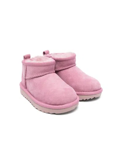 Ugg Kids' Classic Ultra Mini Boots In Pink