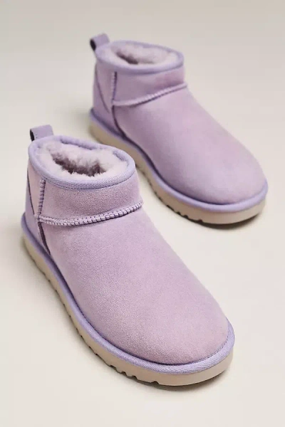 Ugg Classic Ultra Mini Boots In Purple