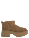 Ugg Classic Ultra Mini Boots With Bold Platform And Plush Lining In Brown