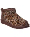 Ugg Classic Ultra Mini Caspian Haircalf & Suede Boot In Brown