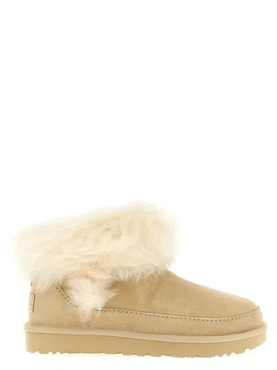 Ugg Classic Ultra Mini Chalet Ankle Boots In Neutral