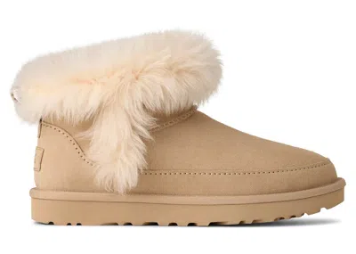 Pre-owned Ugg Classic Ultra Mini Chalet Boot (women's) Sneakers In Sandcastle