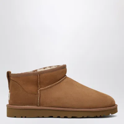 Ugg Classic Ultra Mini Chestnut Boot In Brown