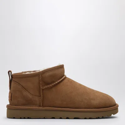 Ugg Classic Ultra Mini Chestnut Boot In Brown